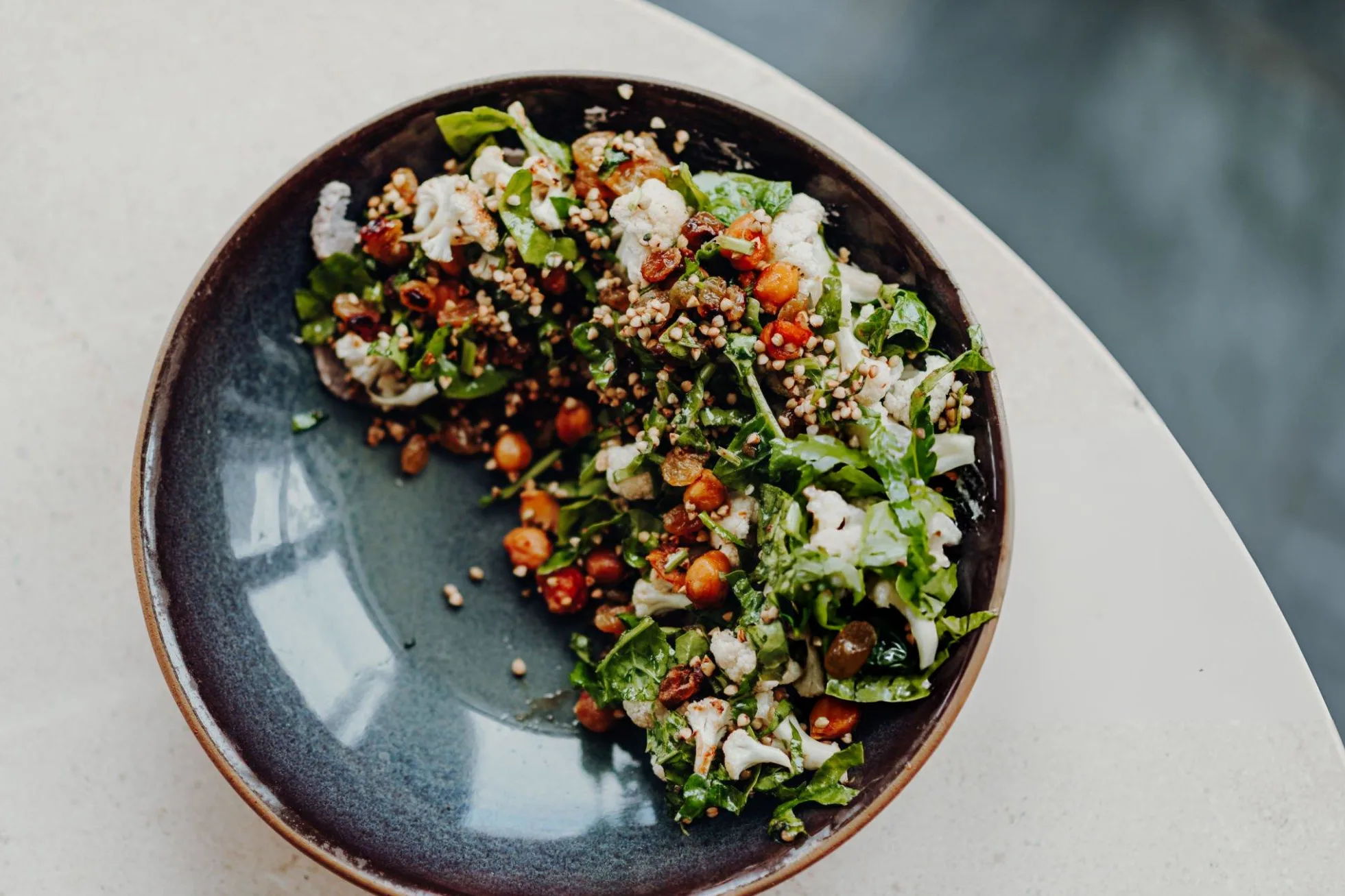 Kosher Diet Explained: Benefits & Guidelines Delicious Oriental, Vegan, Organic Cauliflower Bowl with Parsley, Kale and Chickpeas